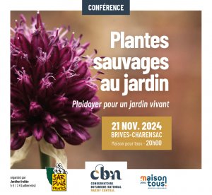 Conférence - Plantes au jardin : plaidoyer pour un jardin vivant